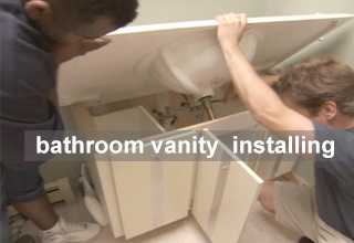 Bathroom Vanity Installing