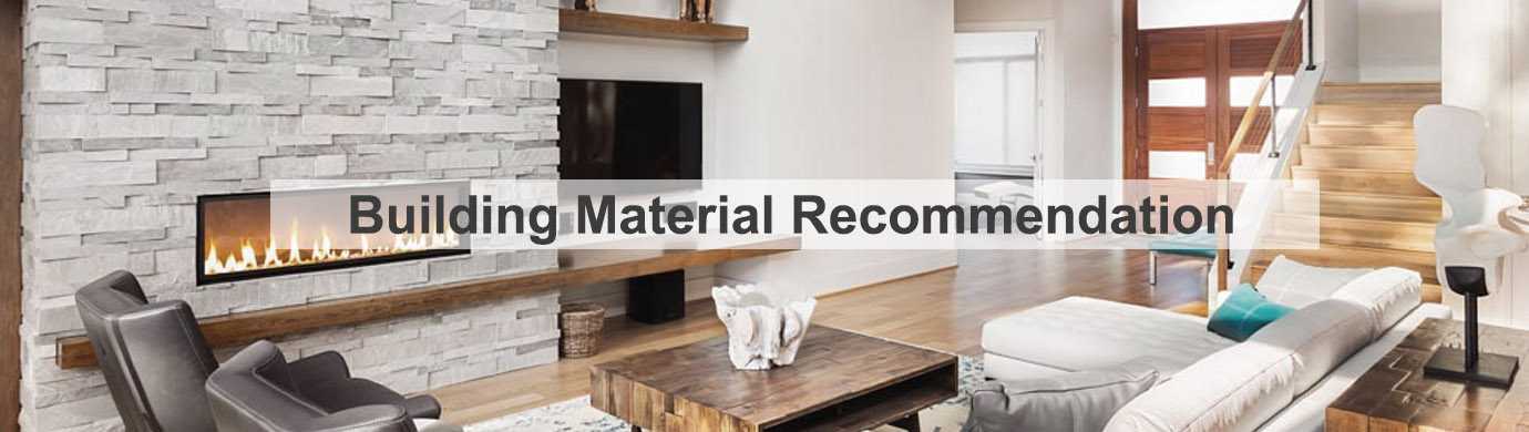 construction material recommendation