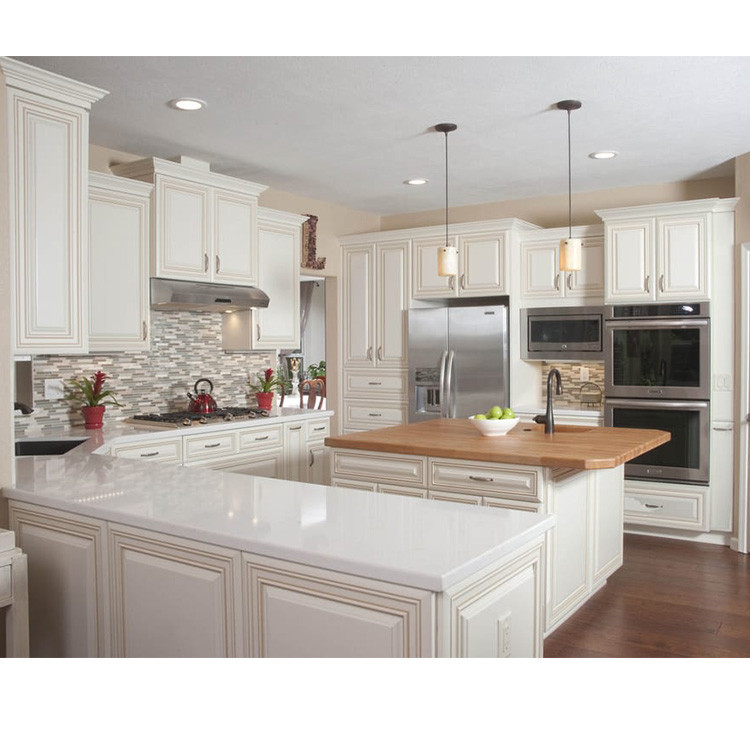 Polyurethane kitchen cabinets PR-L114