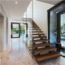 Modern Design mono stringer stairs Double Plate Staircase pr-b0055