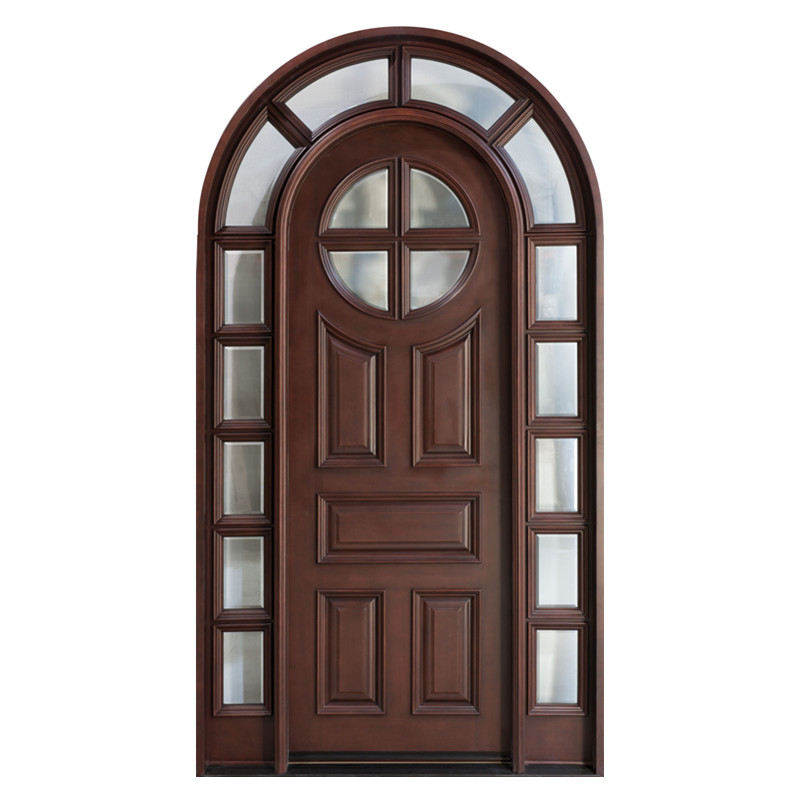 Sky-Custom Home Indoor Bedroom Flat-opening Paintfree Windproof Interior Solid Wood Door